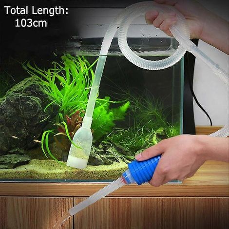 Pompe à siphon pour gravier d'aquarium, 103 cm (1/2)