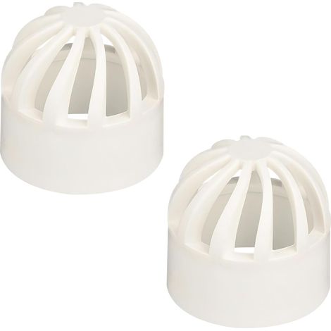 2 Pièces Bouchon D'aération en PVC, Diamètre Intérieur 25mm Raccords De Tuyau D'aquarium, Accessoires de Tuyauterie de Débordement pour Aquarium Marin (1/5)