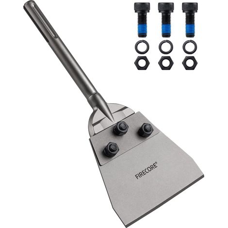 Burin Plat SDS-Max, Spatule sds max Large pour Enlever Carrelage,Moquette et Adhésifs, Burin Carrelage SDS Large 140×320mm Convient aux Perforateur Burineur (1/5)