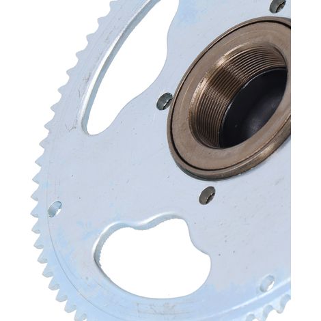 Jeu de manivelles 25H 80 dents avec connecteur de roue libre pour modification de vélos électriques (1/5)