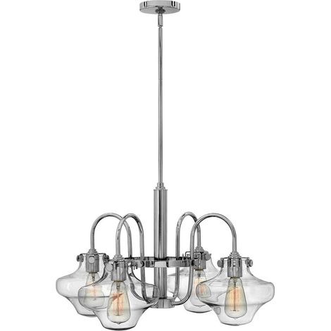 Elstead Congress - Lampadario Multi Braccio Finitura Cromata, E27