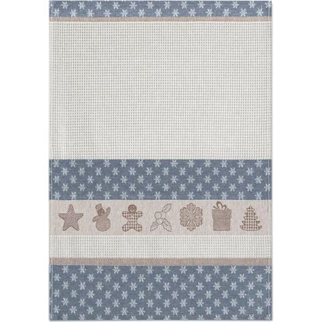 Küchentuch 50x70 Katarzynki marineblau braun Zwoltex 23