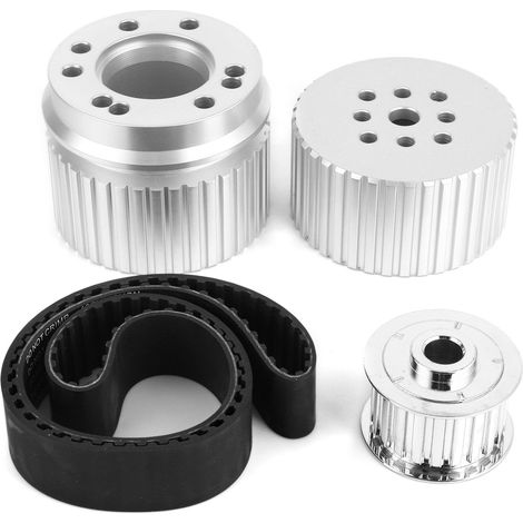 Kit de courroie d'alternateur de manivelle de poulie de pompe à eau PC2255 adapté pour Ford 351C (1/5)