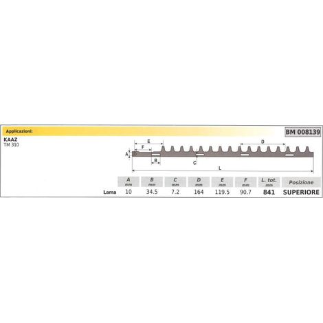 Lama superiore KAAZ tagliasiepe TM 310 008139