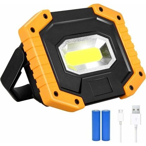 Lampe LED rechargeable 30 W 2000 lm 3 modes USB portable (1/4)