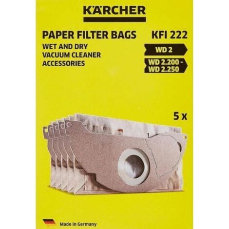 KARCHER 6.904-322.0 Jeu Sachet aspirateur à sec (1/5)