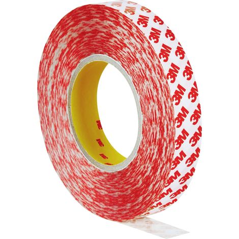 3M Ruban adhésif double face, Largeur x longueur (mm x m) : 25 x 50