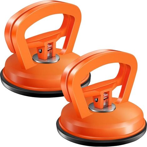 Extracteur de bosses de voiture, lot de 2 ventouses pour l'élimination des bosses de voiture, kit de réparation de bosses solide et extracteur de bosses. (1/5)