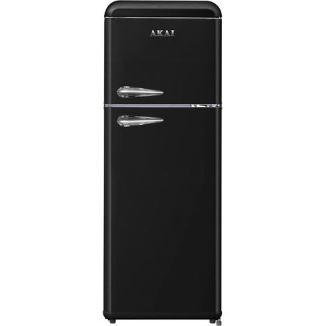 Akai Frigorifero Doppia Porta Retro' Vintage Nero CLASS241KBK