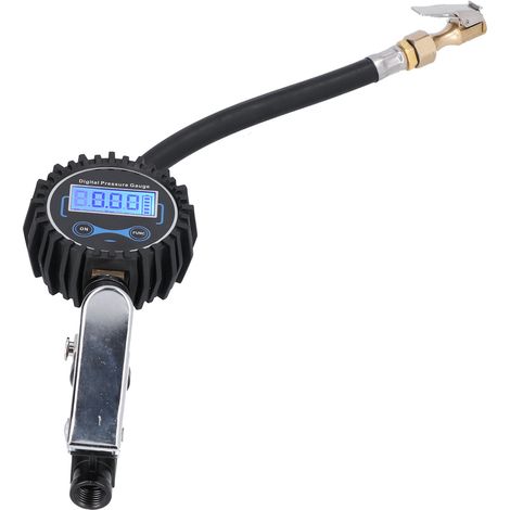 Manomètre de gonflage pneus 300PSI écran LCD numérique indicateur pression 4 unités auto camionnette moto dirt bike (1/5)