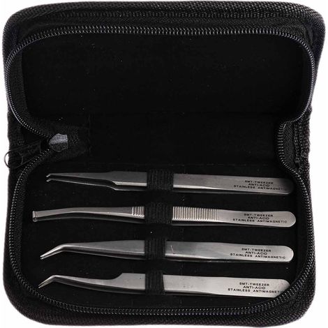 Kit de brucelles RS PRO en inox ( Prix pour 1 Jeu )