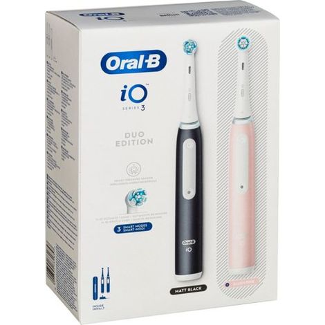 Oral-B iO Series 3n mit 2. Handstück Black/Blush Pink