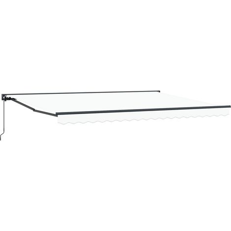 Toldo retráctil manual 4 x 3,5 m vidaXL