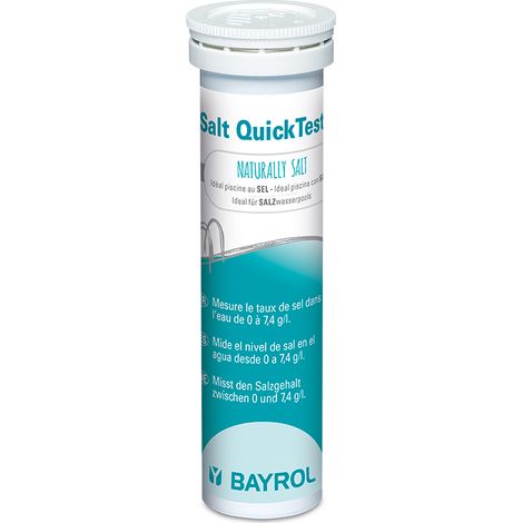 10 bandelettes pour mesurer le taux de sel dans l'eau - Bayrol (1/3)