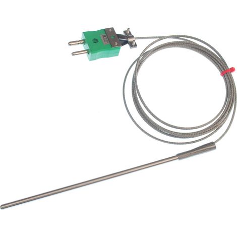 Thermocouple type K Ø 4.5mm, L 150mm, +350°C max à Fiche mâle standard ( Prix pour 1 )