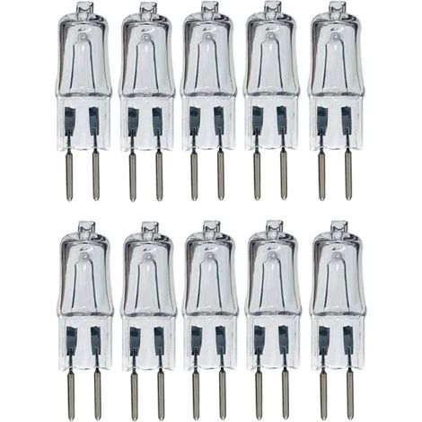 Bombilla halógena G5.3, accesorios para lámparas de 24 V, 50 W, blanco cálido 2700 K, 10 unidades, 24 V-50 W, 10 unidades (1/5)