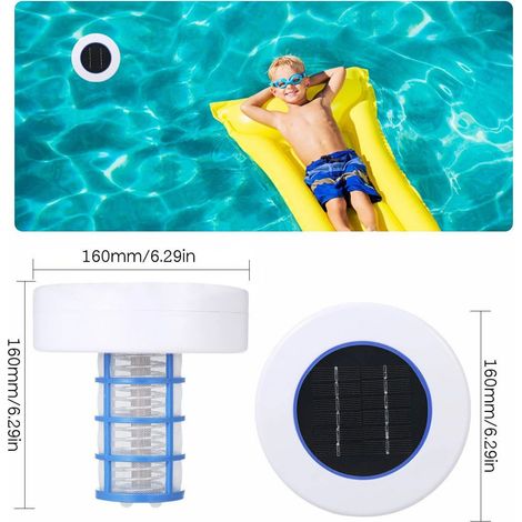 Brosse de nettoyage pour piscine, pour les parois, le fond, les marches et les carreaux, utilisation manuelle dans les spas, les lacs, les fontaines et les baignoires-AquaForge (1/4)