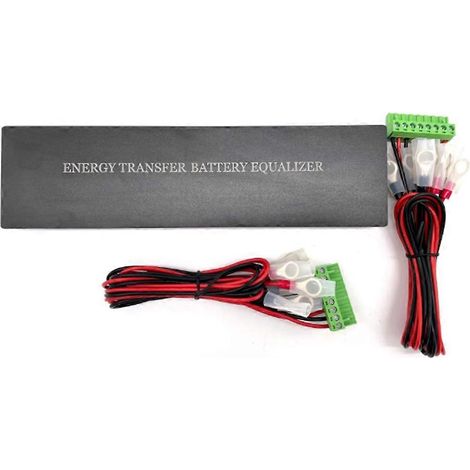 Équilibreur de batterie HA02-8S 96 V pour systèmes solaires utilisant des batteries au plomb-acide 8x12 V, 8x2 V, 8x3,7 V et 8x6 V, ainsi que des batteries au lithium LiFePO4. (1/5)