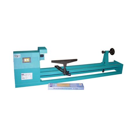 Güde – Tour à bois 1000 – Puissance 370W – Alimentation 230V – Vitesse 850/1250/1750/2510 t/min – Set de 3 ciseaux à bois (1/7)