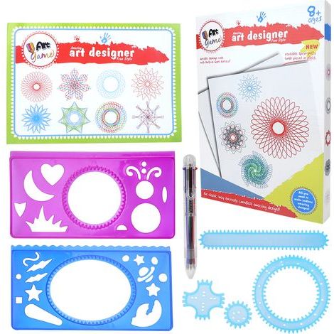 Règle de Dessin Géométrique pour Enfants - Kit de Traçage Créatif (1/5)