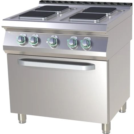 Fourneau électrique avec four à air chaud RM - SPQT 780/11 E - RM Gastro