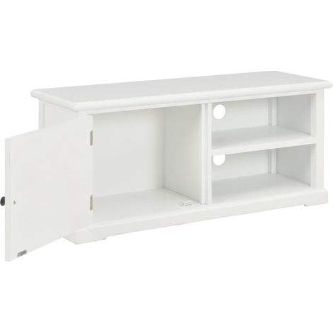 Maison Exclusive - TV-Schrank Weiß 90x30x40 cm Holz