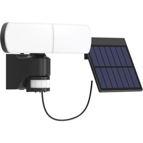 Xanlite – Projecteur solaire à détecteur de mouvement 1500 lm blanc froid IP44 – Autonomie 8h – Panneau déporté 2.5m – PRS2T1500D