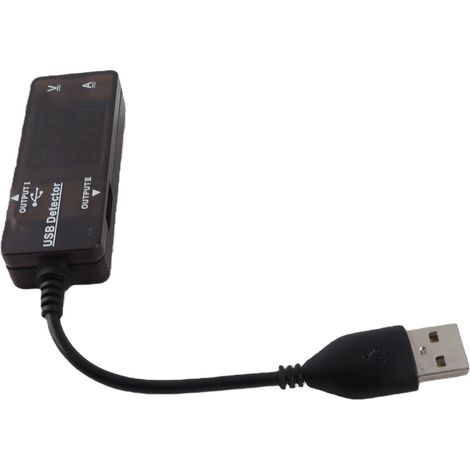 YB26VA Détecteur USB à double affichage Voltmètre Ampèremètre Testeur de capacité de batterie Bicolore (1/5)