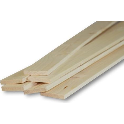 LISTELLO PIALLATO IN ABETE 10 X 50 X 1000 MM