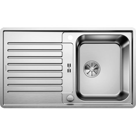 Évier de cuisine en inox Blanco Classic Pro 45 S-IF inox satiné - L 860 x l 510 x P 170m - sous-meuble 45 cm - Blanco (1/5)