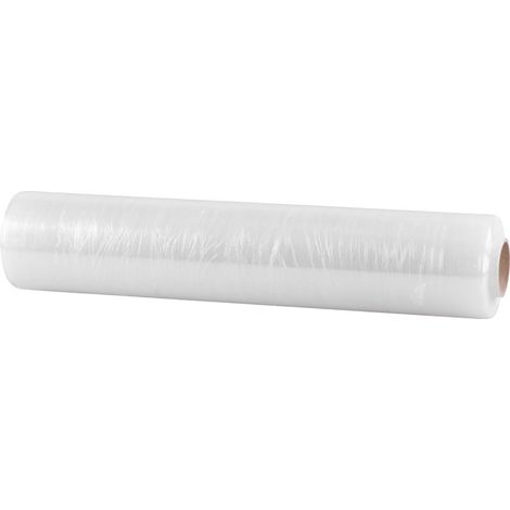 Folie Stretch, 500 mm, 23 µm, transparent, Verpackung, Wicklung L-250 m
