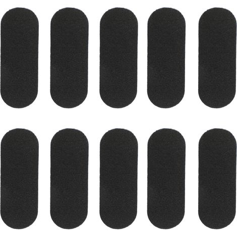 Ortviai Filtres pour hélice de ventilateur de plafond en charbon actif de coque de noix de coco – 10 pièces, noir (1/5)