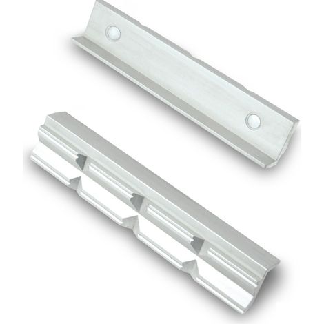GSR Schonbacken Aluminium/Prismen, mit Magnet 150 mm