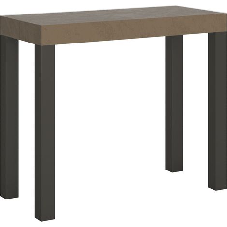 Console extensible 90x40/300 cm Gris tourterelle pour tous les jours