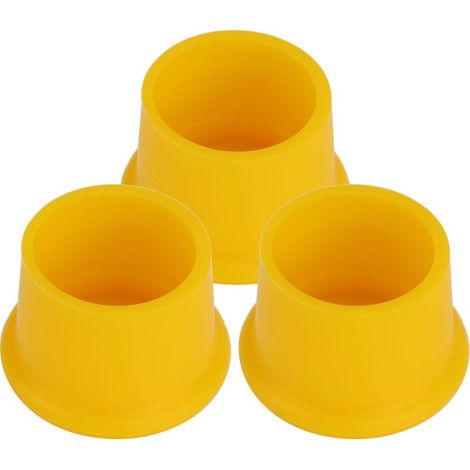 Packung mit 20 lebensmittelechten Silikon-Flaschenverschlüssen für Wein, Bier und andere Getränke (gelb) (1/5)