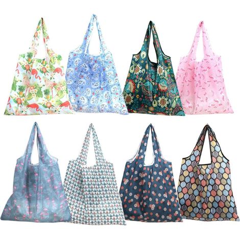 de courses pliable en tergal avec pochette de rangement pour