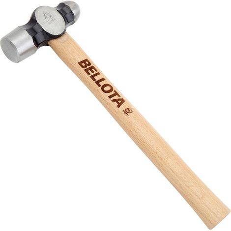 Marteau à Panne Ronde pour Mécaniciens avec Manche en Bois pour Atelier et Construction