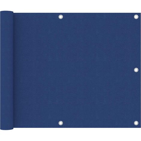 Balcony Screen Blue 75x400 cm Oxford Fabric vidaXL