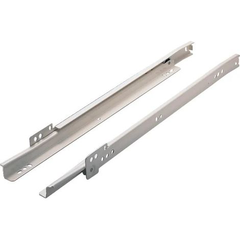 Blum guida a rulli bianco crema 600 mm acciaio
