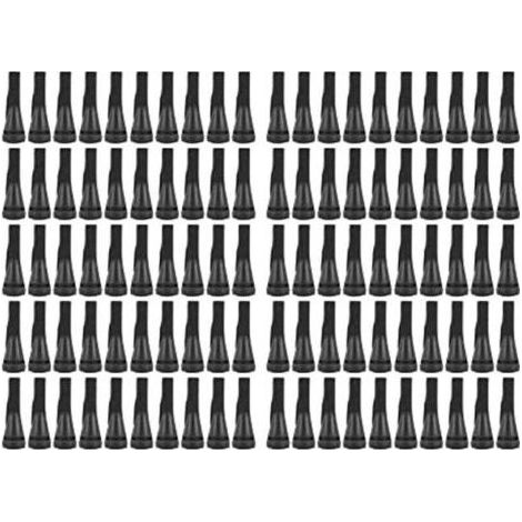 100 PCS Doigts De Plumeuse De Poulet pour Machine De Plumeuse De Volaille, Épilation en Poultry Epilator Caoutchouc Doigt Plumeuse Picker pour Poulet, Canard, Plumes D'oies (Le Noir) (1/5)