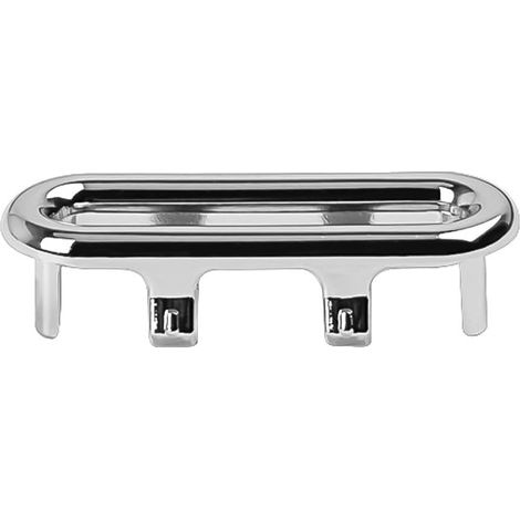 1 Anneau de trop-plein, laiton, trou rond, ABS galvanisé, pour évier salle de bain