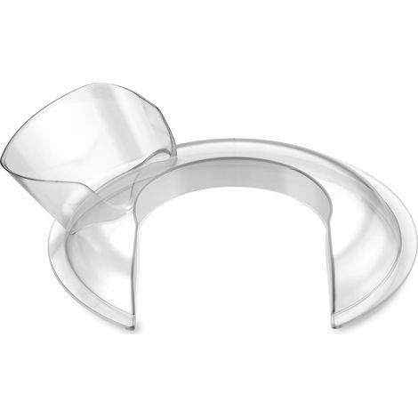 Couvercle Antiéclaboussures Compatible avec 4.5QT-5QT Tête Inclinable Accessoire Pour Batteur sur Socle Bouclier Verseur Transparent Pour Bol Mélangeur Protection (1/5)
