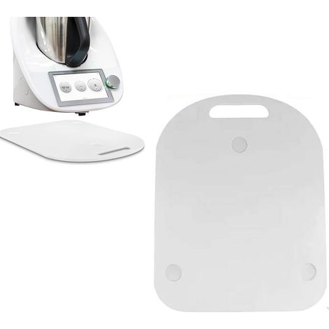 Planche Coulissante pour Thermomix TM6 TM5, Planche à Glisser pour Thermomix en Acrylique, Stable et Facile à Déplacer, Accessoire pour Thermomix, noir (1/4)