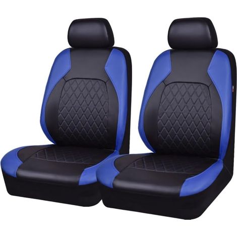BEBUSINGOTO 2 piezas Funda de asiento de coche para Citroën C3 Pluriel Convertible (2003-), de cuero, cómoda, impermeable, antideslizante, transpirable. (1/5)