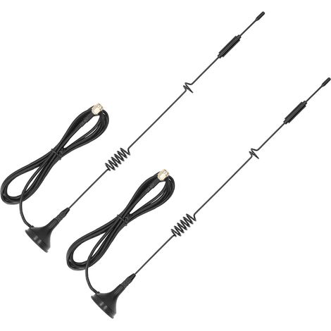 2 Stück magnetische Kupferantennen LTE Hochleistungs-Rundstrahlantennen für 4G-Router 12 dBi (1/5)