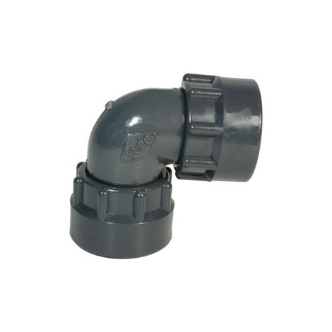 DURA Coude union PVC - 1" Femelle x 1" Femelle