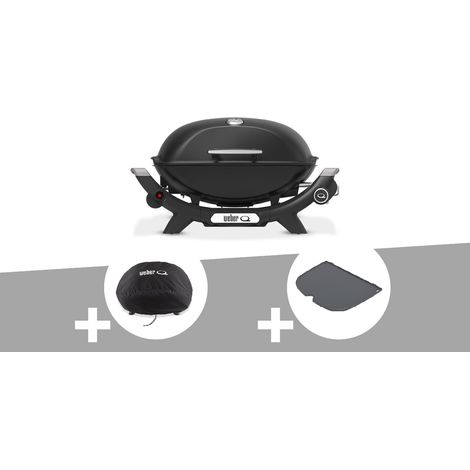 Barbecue à gaz Q 2100N noir + Housse + Plancha (1/2) - Weber (1/5)