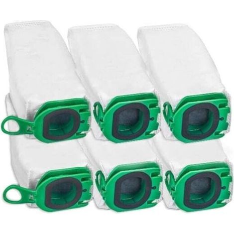 Sacs d'aspirateur Kobold VB100 VK135/VK140/VK200 (paquet de 6)-AquaForge (1/4)