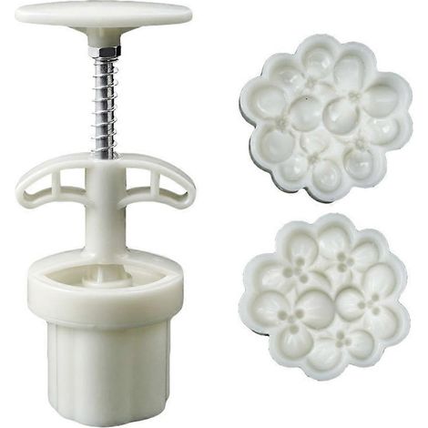 Fragrans Mondkuchenform DIY Handdruck Fondant Mondkuchenform mit Stempeln