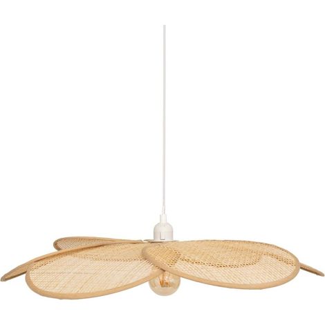 Suspension pétales bambou naturel diamètre 62cm (1/4)